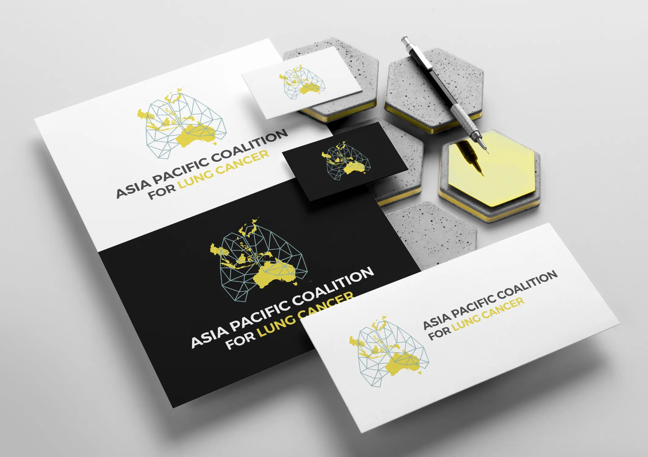 Asia Pacific Coalition for Lung Cancer brand identity